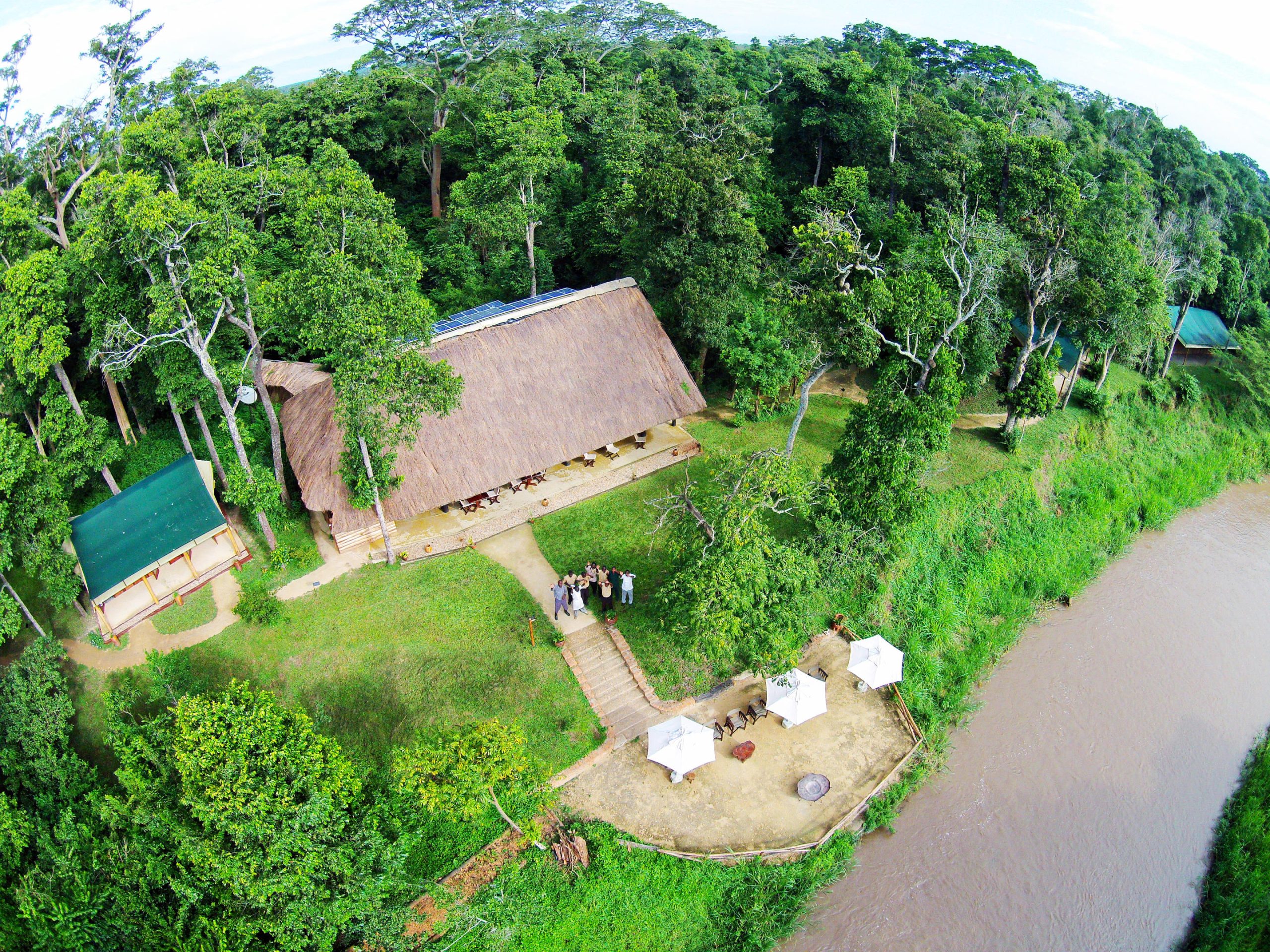 Ishasha Wilderness Camp Aerial View 1