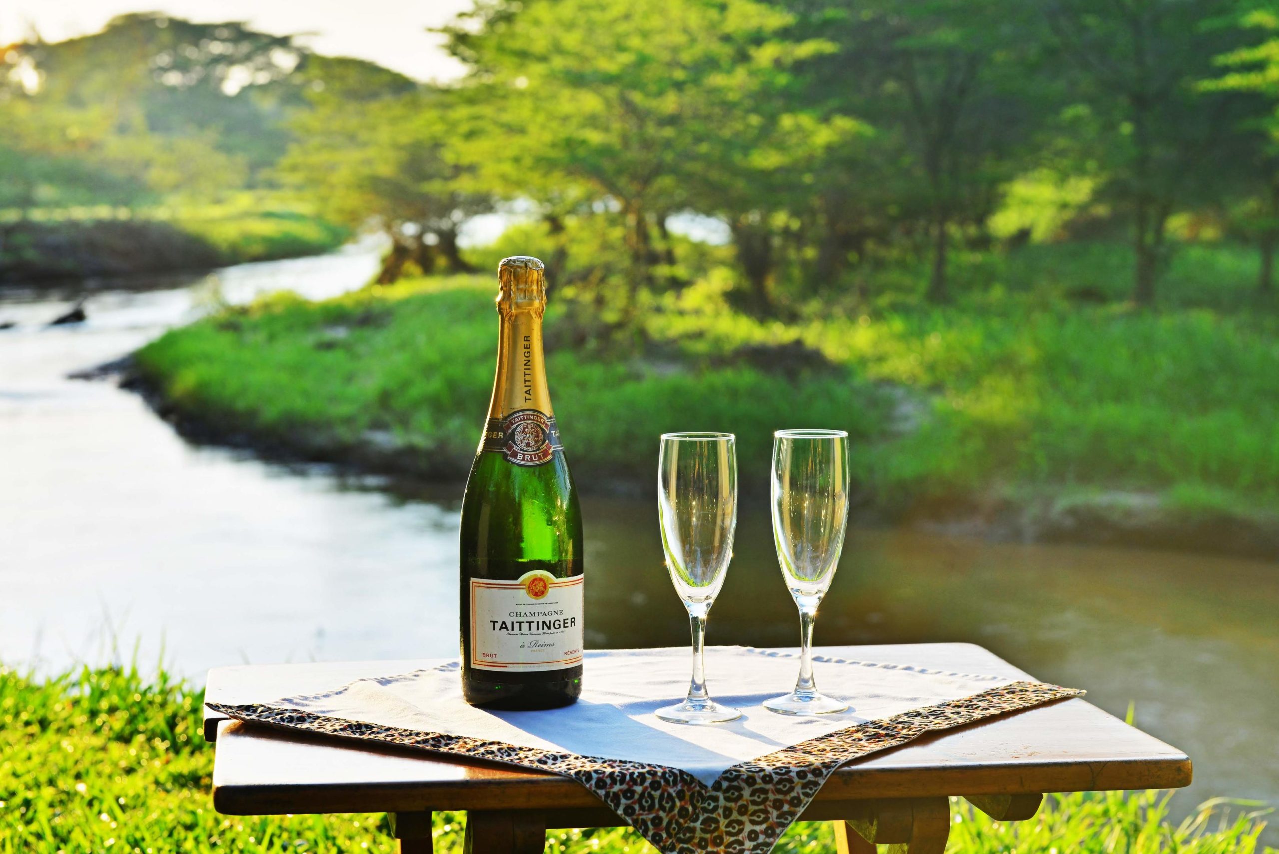 Ishasha Wilderness Camp river view